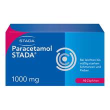 Abbildung: Paracetamol Stada 1000 mg Zäpfchen 10 St, Suppositorien PZN 07368140 