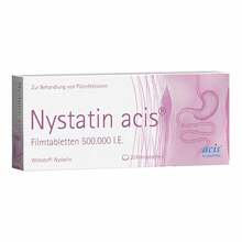 Abbildung: Nystatin acis Filmtabletten 20 St, Filmtabletten PZN 07371219 