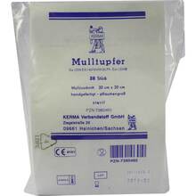Abbildung: Mulltupfer 20x20 cm pflaumengroß steril 30 St, Tupfer PZN 07380460 