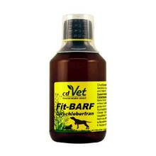 Abbildung: Fit-Barf Dorschlebertran vet. (für Tiere) 250 ml, Öl PZN 07380661 