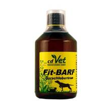 Abbildung: Fit-Barf Dorschlebertran vet. (für Tiere) 500 ml, Öl PZN 07381264 