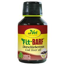 Abbildung: Fit-Barf Dorschlebertran vet. (für Tiere) 100 ml, Öl PZN 07381270 