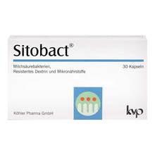 Abbildung: Sitobact Kapseln 30 St, Kapseln PZN 07396745 