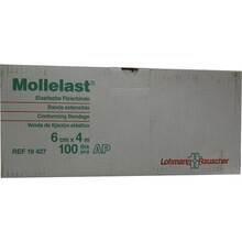 Abbildung: Mollelast Binden 6 cmx4 m weiß lose 100 St, Binden PZN 07402411 