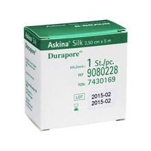 Abbildung: Askina Silk Seidenpflaster 2,5 cmx5 m 1 St, Pflaster PZN 07430169 
