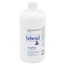 Abbildung: Sebexol Lotio cum urea 5% 500 ml, Emulsion PZN 07436491 