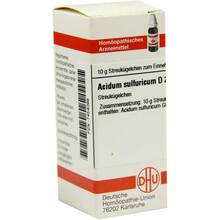 Abbildung: Acidum sulfuricum D 200 Globuli 10 g, Globuli PZN 07454098 