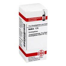 Abbildung: AMBRA C 6 Globuli 10 g, Globuli PZN 07454342 