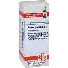 Abbildung: PANAX GINSENG D 3 Globuli 10 g, Globuli PZN 07458860 