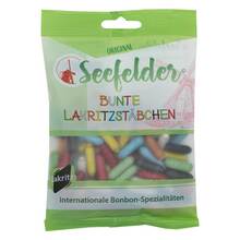Abbildung: Seefelder bunte Lakritzstäbchen Kda 100 g, Bonbons PZN 07473049 