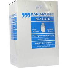 Abbildung: Copolymer Handschuhe steril Größe L 100 St, Handschuhe PZN 07486891 