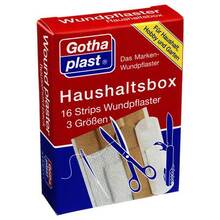 Abbildung: Gothaplast Haushaltsbox Strips 16 St, Pflaster PZN 07508256 