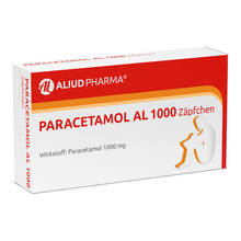 Abbildung: Paracetamol AL 1.000 Suppositorien 10 St, Suppositorien PZN 07511910 