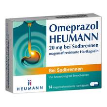 Abbildung: Omeprazol Heumann 20 mg b.Sodbr.magensaftresistent Hartk. 14 St, Magensaftresistente Hartkapseln PZN 07516480 