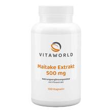 Abbildung: MAITAKE EXTRAKT 500 mg Kapseln 100 St, Kapseln PZN 07518131 