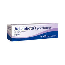 Abbildung: Aciclobeta Lippenherpes Creme 2 g, Creme PZN 07518881 