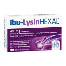 Abbildung: Ibu-Lysinhexal Filmtabletten 10 St, Filmtabletten PZN 07532237 