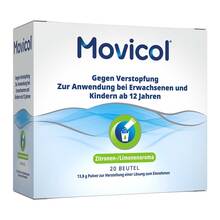Abbildung: Movicol Beutel Pulver zur Her.e.Lösung zum Einnehmen 20 St, Pulver zur Herstellung einer Lösung zum Einnehmen PZN 07548876 