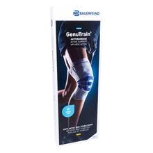 Abbildung: Genutrain Kniebandage Größe 1 schwarz 1 St, Bandage PZN 07551476 
