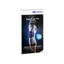 Abbildung: Genutrain P3 Kniebandage links Größe 1 schwarz 1 St, Bandage PZN 07552174 
