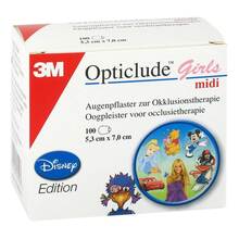 Abbildung: OPTICLUDE Disney girls midi 2538MDPG-100 100 St, Pflaster PZN 07588396 
