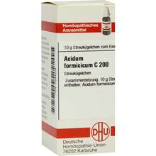 Abbildung: Acidum formicicum C 200 Globuli 10 g, Globuli PZN 07594209 