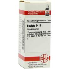 Abbildung: BOVISTA D 12 Globuli 10 g, Globuli PZN 07594818 