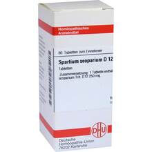 Abbildung: SPARTIUM SCOPARIUM D 12 Tabletten 80 St, Tabletten PZN 07597076 