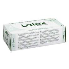 Abbildung: HANDSCHUHE Latex small 4384 100 St, Handschuhe PZN 07609997 