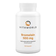 Abbildung: BROMELAIN 500 mg Kapseln 100 St, Kapseln PZN 07611451 