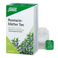 Abbildung: Rosmarinblätter Arzneitee Rosmarini folium Salus 15 St, Filterbeutel PZN 07618677 