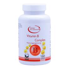 Abbildung: Vitamin B Komplex Kapseln 180 St, Kapseln PZN 07621366 