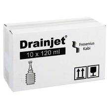 Abbildung: Freka Drainjet Kochsalzlösung 0,9% Iso 10X120 ml, Lösung PZN 07628902 