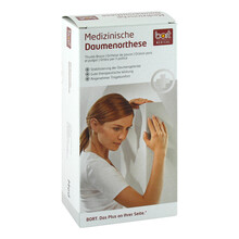 Abbildung: BORT Soft Daumenschiene kurz S schwarz 1 St, Bandage PZN 07669798 