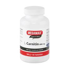Abbildung: L-Carnitin 1000 mg Megamax Tabletten 60 St, Tabletten PZN 07707085 