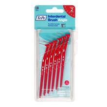 Abbildung: Tepe Angle Interdentalbürste 0,5mm rot 6 St, Zahnbürste PZN 07708848 