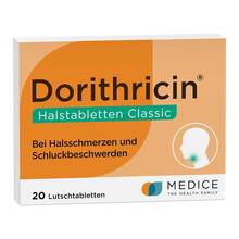 Abbildung: Dorithricin Halstabletten Classic 20 St, Lutschtabletten PZN 07727923 