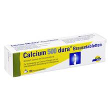 Abbildung: Calcium 500 dura Brausetabletten 20 St, Brausetabletten PZN 07730256 