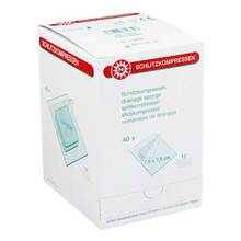 Abbildung: Schlitzkompressen Mull 7,5x7,5 cm steril 12fach 40X2 St, Kompressen PZN 07742940 