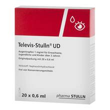 Abbildung: Televis Stulln UD Augentropfen 20X0.6 ml, Augentropfen PZN 07750098 