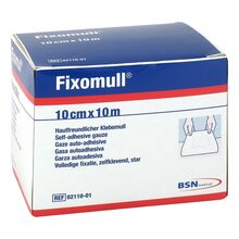Abbildung: FIXOMULL Klebemull 10 cmx10 m 1 St, Pflaster PZN 07750678 