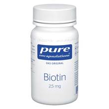 Abbildung: Pure Encapsulations Biotin 2,5 mg Kapseln 60 St, Kapseln PZN 07764203 