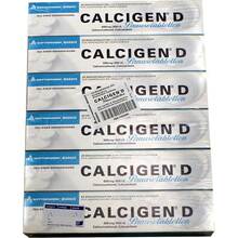 Abbildung: Calcigen D 600 mg / 400 I.E. Brausetabletten 120 St, Brausetabletten PZN 07769985 