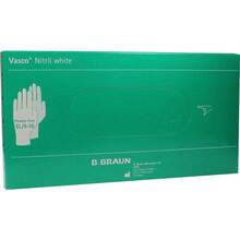 Abbildung: VASCO Nitril white Untersuchungshandschuhe XL 90 St, Handschuhe PZN 07789410 