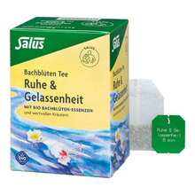Abbildung: Bachblüten Tee Ruhe & Gelassenheit Bio Salus Fbeutel  15 St, Filterbeutel PZN 07790011 