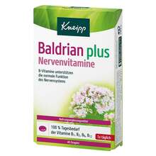 Abbildung: Kneipp Baldrian plus Nervenvitamine Dragees 40 St, Dragees PZN 07798751 