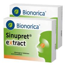 Abbildung: Sinupret eXtract Tabletten 2x40 St, Überzogene Tabletten PZN 08032287 