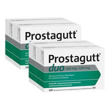 Abbildung: Prostagutt duo 160 mg/120 mg Weichkapseln 2x200 St, Weichkapseln PZN 08032357 