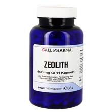 Abbildung: ZEOLITH 400 mg GPH Kapseln 180 St, Kapseln PZN 08429961 