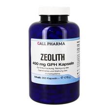 Abbildung: ZEOLITH 400 mg GPH Kapseln 360 St, Kapseln PZN 08429978 